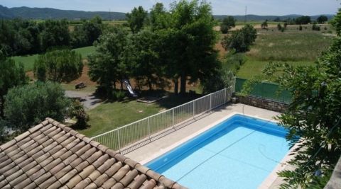 La piscine du gite la Rose, gite pour 5 personnes en Ardèche